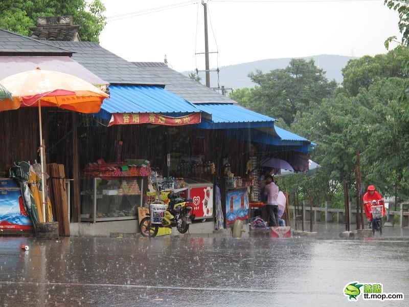 苏州最美女孩暴雨中为残疾乞丐撑伞